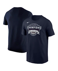 Nike Men's Navy UConn Huskies Six-Time Ncaa National Champions Basketball T-Shirt