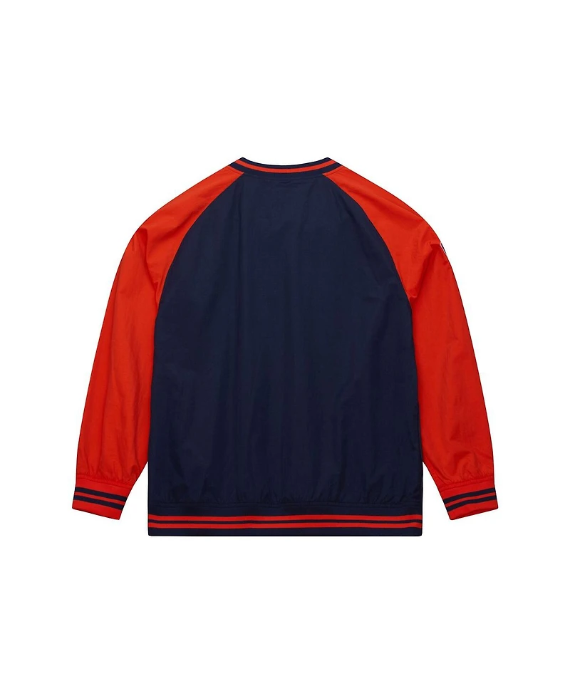 Mitchell & Ness Men's Navy Chicago Bears Vintage Logo Raglan Jacket