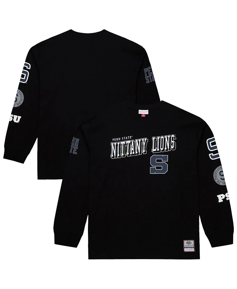 Mitchell & Ness Men's Black Penn State Nittany Lions Training Camp Long Sleeve T-Shirt