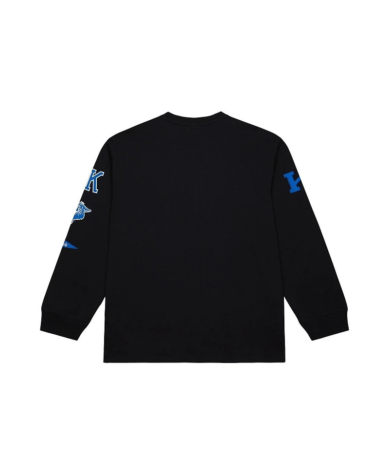 Mitchell & Ness Men's Black Kentucky Wildcats Training Camp Long Sleeve T-Shirt