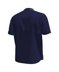 Under Armour Men's Navy Notre Dame Fighting Irish Motivate Quarter-Zip Performance Sweatshirt