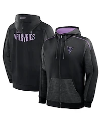 Fanatics Men's Black Golden State Valkyries Back Door Cut Play Defender Full-Zip Hoodie