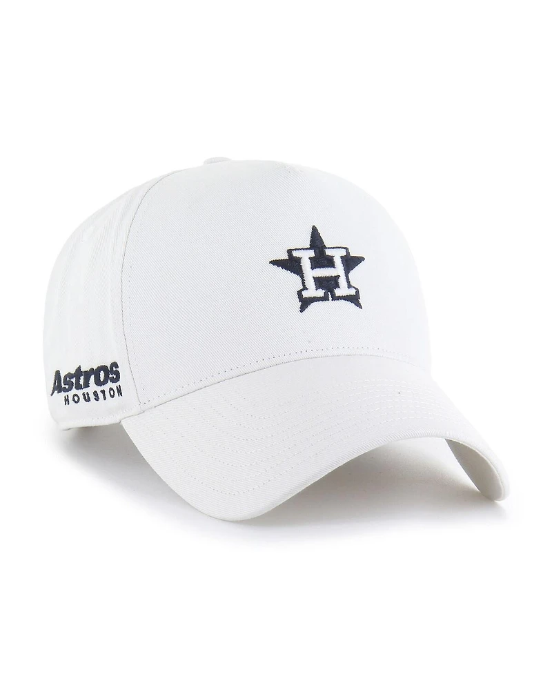 '47 Brand Men's White Houston Astros Foundational Pinch Offside Adjustable Hat