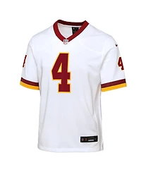 Nike Big Boys and Girls Frankie Luvu White Washington Commanders Game Super Bowl Era Jersey
