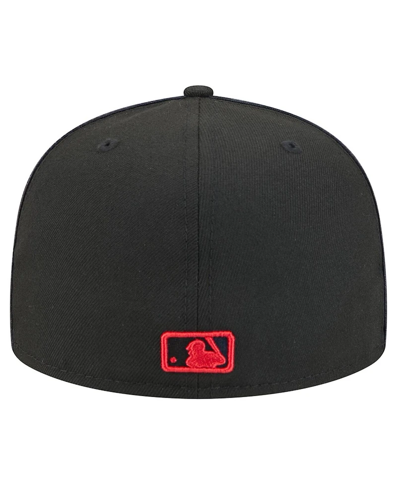 New Era Men's Black St. Louis Cardinals Soutache 59FIFTY Fitted Hat