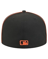New Era Men's Black Houston Astros Soutache 59FIFTY Fitted Hat
