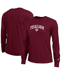 Champion Women's Maroon Texas A & M Aggies Arch Over Logo Long Sleeve T-Shirt