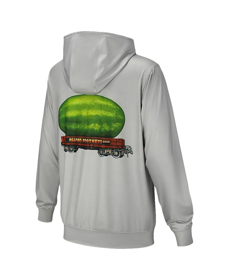 Section 119 Men's and Women's Gray The Allman Brothers Band Watermelon Pullover Hoodie