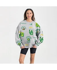 Gameday Couture Women's Gray Oregon Ducks Always on Repeat Fleece Sweatshirt