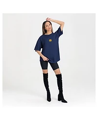Gameday Couture Women's Navy Notre Dame Fighting Irish Oversized Back at Ya T-Shirt