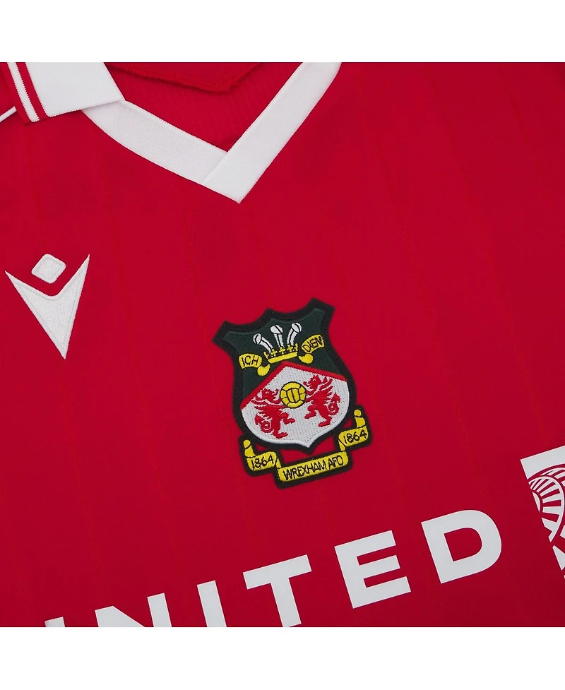Macron Men's Red Wrexham 2025/26 Home Replica Jersey