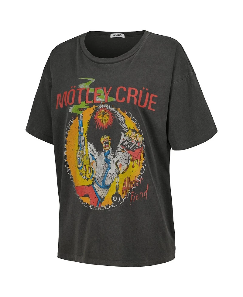 Daydreamer Women's Black Motley Crue Allister Fiend Graphic T-Shirt