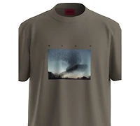 Hugo Boss Men's Graphic Printed Crewneck T-Shirt