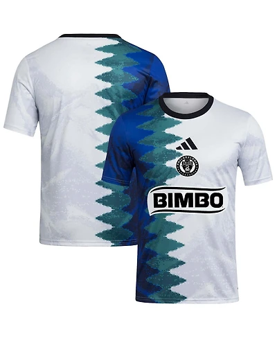 Adidas Men's White Philadelphia Union 2025 Gaming Aeroready Pre-Match Jersey
