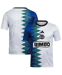 Adidas Men's White Philadelphia Union 2025 Gaming Aeroready Pre-Match Jersey