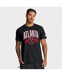 Nike Men's Black Atlanta Falcons Rewind Front and Back Hit Essential T-Shirt