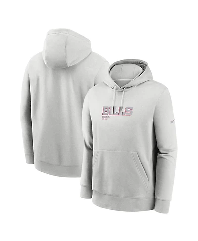 Nike Men's Gray Buffalo Bills Edge Pack French Terry Club Pullover Hoodie