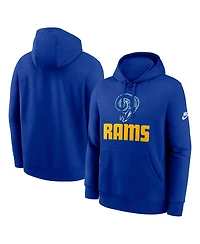Nike Men's Royal Los Angeles Rams Best Season Rewind Club Pullover Hoodie
