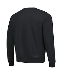 Nike Men's Black Milwaukee Bucks Authentic Standard Issue Travel Dri-fit Pullover Sweatshirt