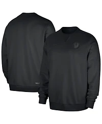 Nike Men's Black Dallas Mavericks Authentic Standard Issue Travel Dri-fit Pullover Sweatshirt