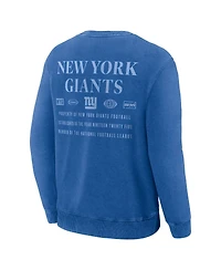Fanatics Men's Royal New York Giants Deep Route Pullover Sweatshirt