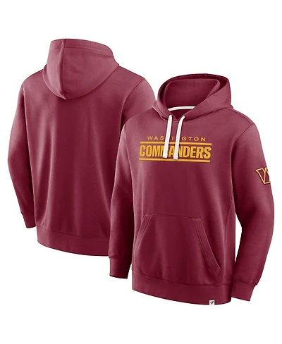 Fanatics Men's Burgundy Washington Commanders New Horizons Heritage Pullover Hoodie