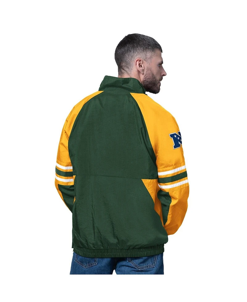 Starter Men's Green Bay Packers Prospect Half-Zip Pullover