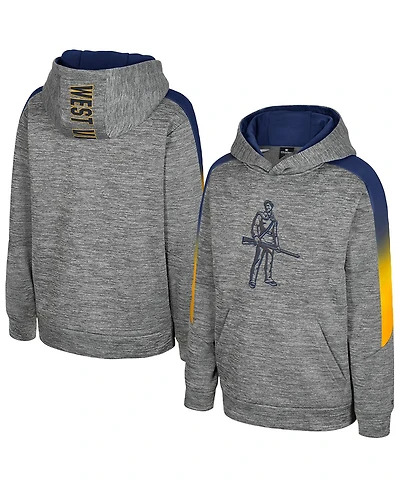 Colosseum Big Boys and Girls Gray West Virginia Mountaineers The Gang Hoodie