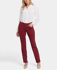 Nydj Petite Marilyn Straight Leg High Rise Jeans