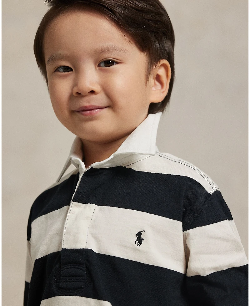 Polo Ralph Lauren Boys 2-7 Striped Rugby T-Shirt
