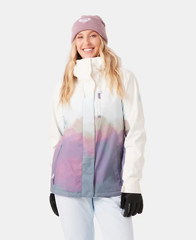 Roxy Women's Jetty 3-Way Adjustable Hooded Snow Jacket
