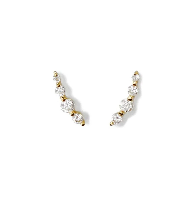 Ana Luisa Ear Climber Earrings - Bonny