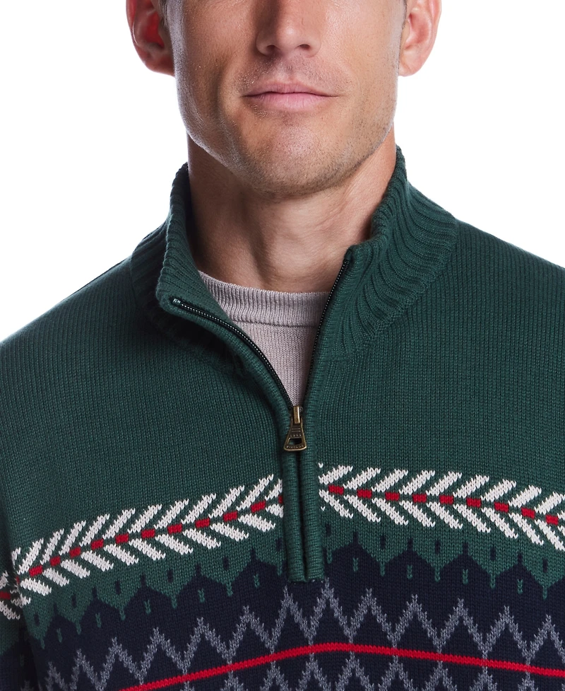 Weatherproof Vintage Men's Quarter-Zip Sweater