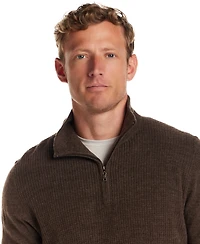 Weatherproof Vintage Men's Textured Quarter-Zip Sweater