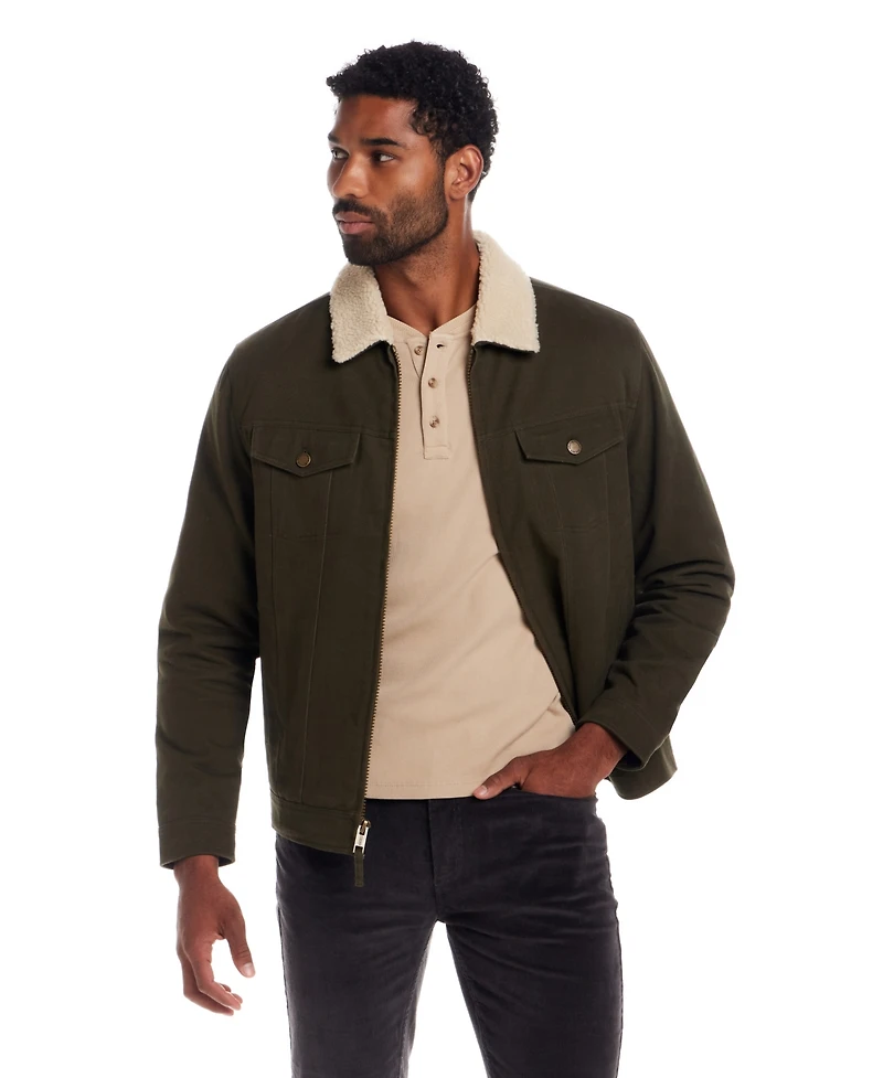 Weatherproof Vintage Men's Long Sleeves Trucker Jacket