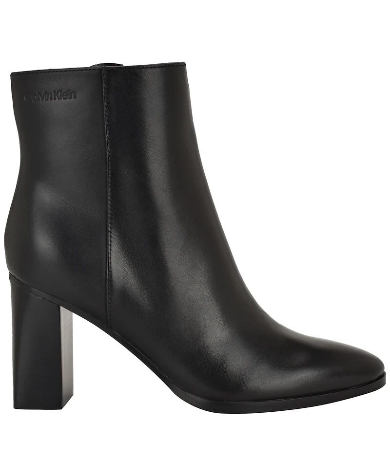 Calvin Klein Women's Dezzi High Block Heel Booties