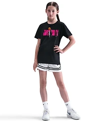 Nike Boys and Girls S-xl Calling Basketball Crewneck T-Shirt