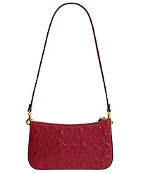 Coach Penn Signature Patent Leather Shoulder Bag