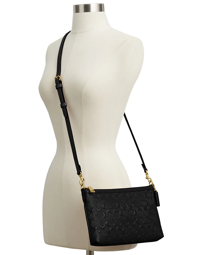 Coach Legacy Patent Signature Crossbody bag