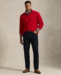Polo Ralph Lauren Men's Big & Tall Estate-Rib Quarter-Zip Pullover Sweater