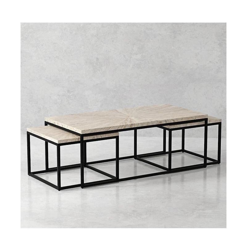 Parker House Furniture Parker House Crossings Monaco Rectangular Nesting Cocktail Table