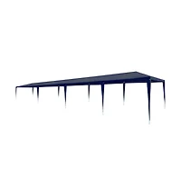 vidaXL Party Tent Blue Polyethylene, Steel Large Uv-resistant