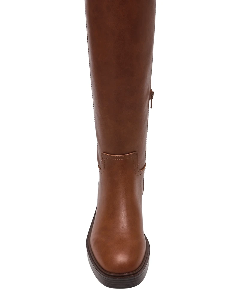 Dv Dolce Vita Women's Jernie Full Zip Riding Tall Boots