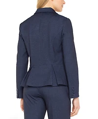 Liverpool Los Angeles Women's Notch Collar Peplum Blazer