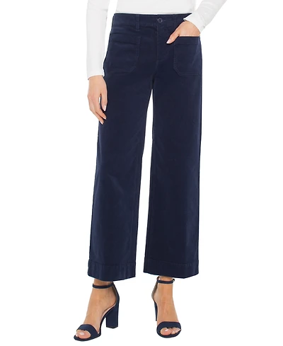 Liverpool Los Angeles Women's Cropped Wide-Leg Pants
