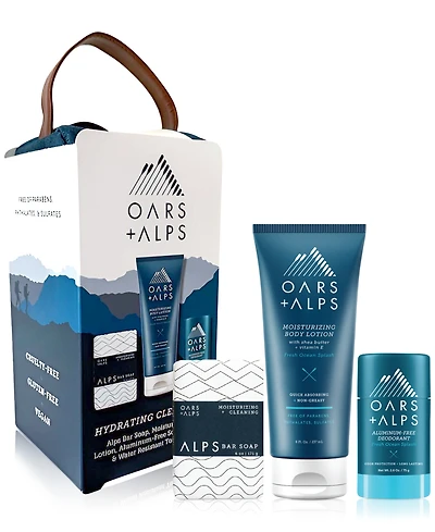 Oars + Alps 3-Pc. Hydrating Cleanse Gift Set