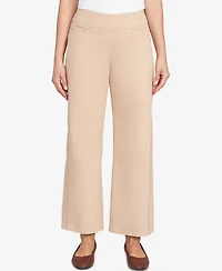 Ruby Rd. Petite Embroidered Stretch Pull-On Pants