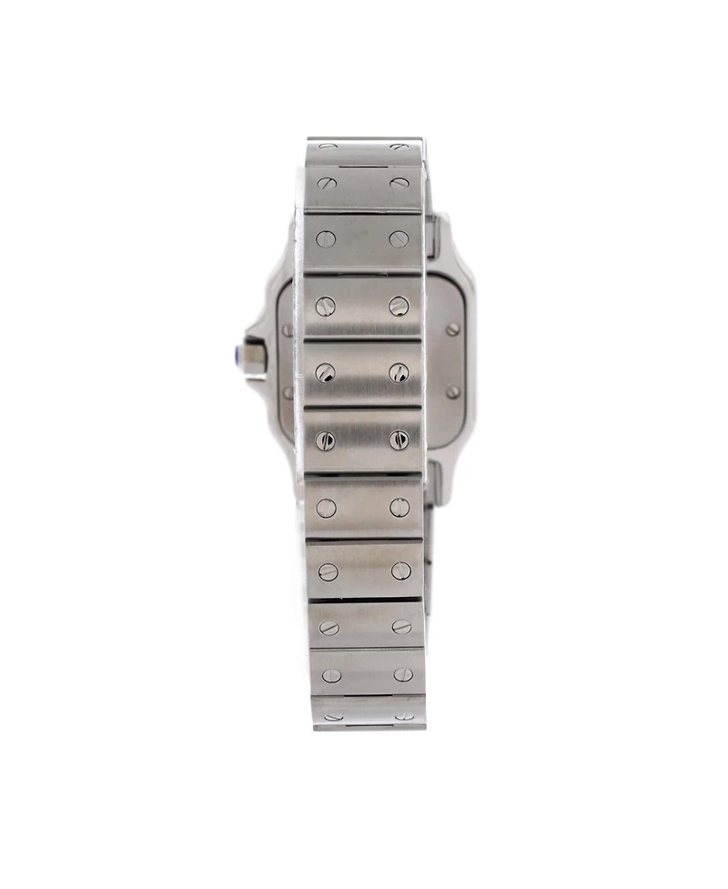 Pre-Owned Cartier Santos de Cartier Galbee Quartz Watch in Stainless Steel 24mm