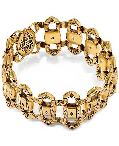 Kendra Scott Catherine Gold-Tone Scarab Statement Bracelet