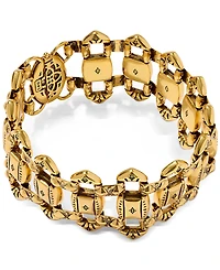 Kendra Scott Catherine Gold-Tone Scarab Statement Bracelet